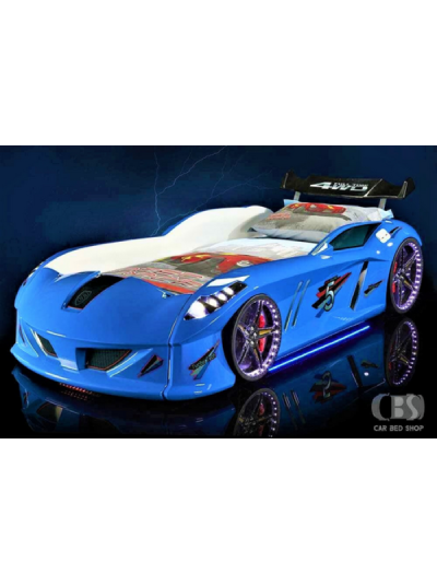 Ліжко машина Ягуар Speedy boy, синій, Туреччина